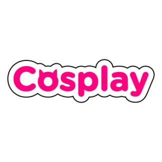 Cosplay Sticker (Hot Pink)
